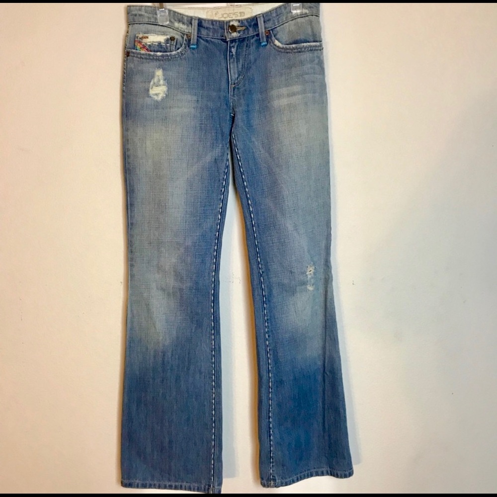 Joe’s Jeans: Distressed with Embroidered Rainbows!